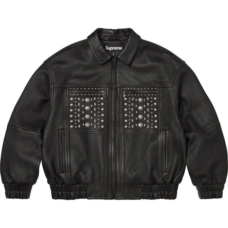 [PREORDER] SUPREME 26SS WEEK 18 MULTI STUDDED LEATHER JACKET
