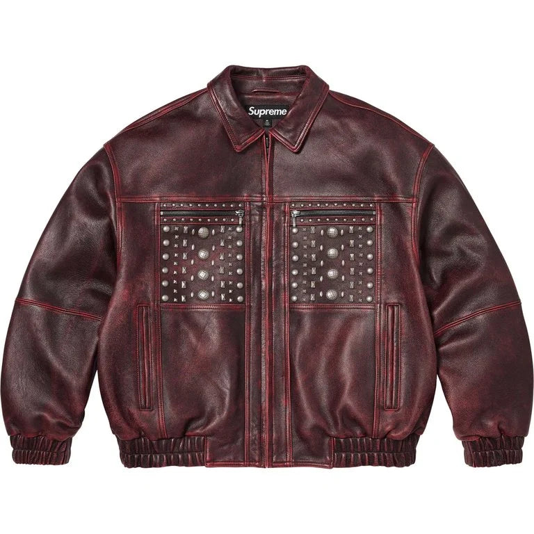 [PREORDER] SUPREME 26SS WEEK 18 MULTI STUDDED LEATHER JACKET