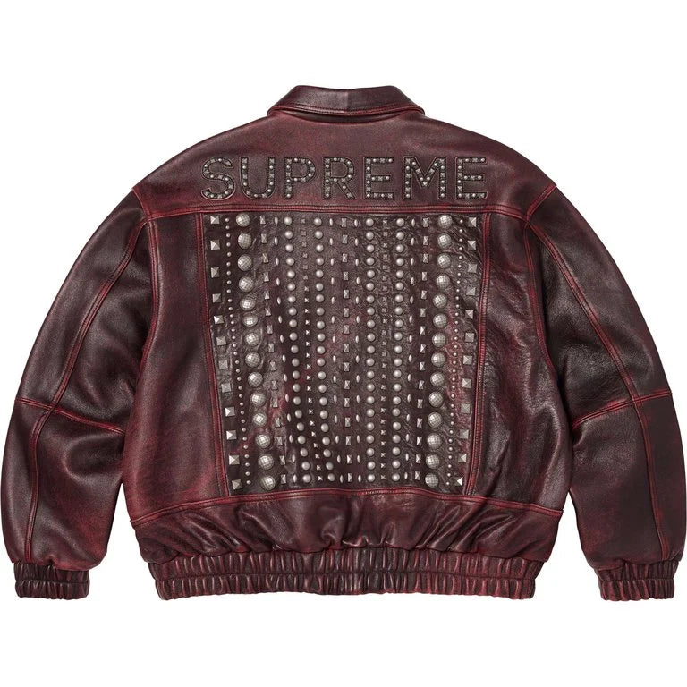 [PREORDER] SUPREME 26SS WEEK 18 MULTI STUDDED LEATHER JACKET
