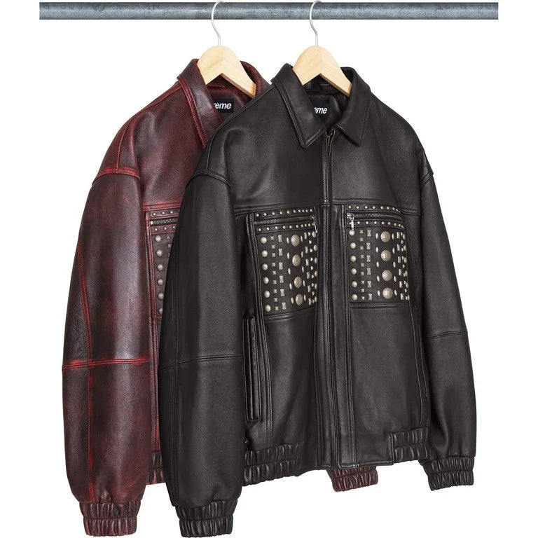 [PREORDER] SUPREME 26SS WEEK 18 MULTI STUDDED LEATHER JACKET
