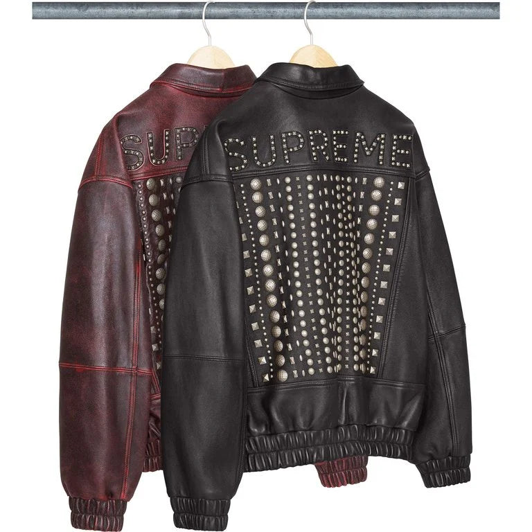 [PREORDER] SUPREME 26SS WEEK 18 MULTI STUDDED LEATHER JACKET