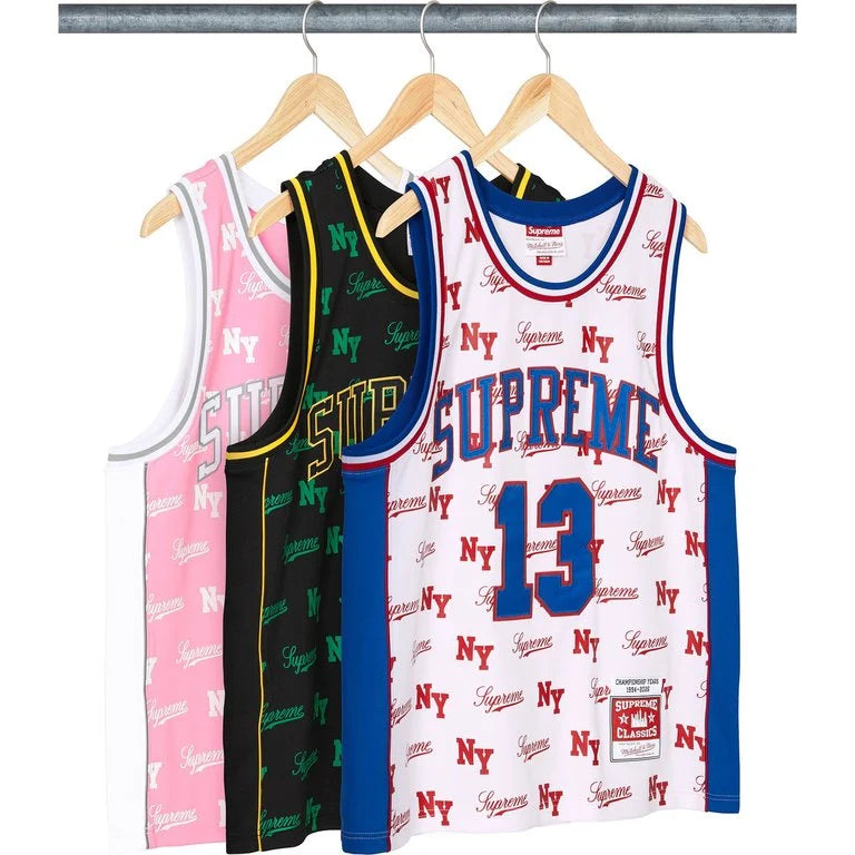 [PREORDER] SUPREME 26SS WEEK11 MITCHELL & NESS® MONOGRAM BASKETBALL JERSEY