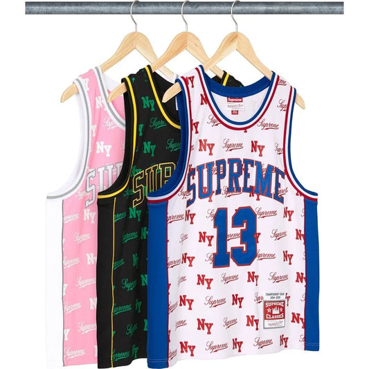 [PREORDER] SUPREME 26SS WEEK11 MITCHELL & NESS® MONOGRAM BASKETBALL JERSEY