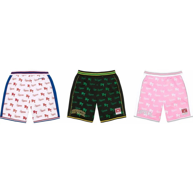[PREORDER] SUPREME 26SS WEEK11 MITCHELL & NESS® MONOGRAM BASKETBALL SHORT