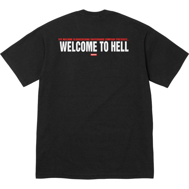 SUPREME 24SS TOY MACHINE WELCOME TO HELL TEE