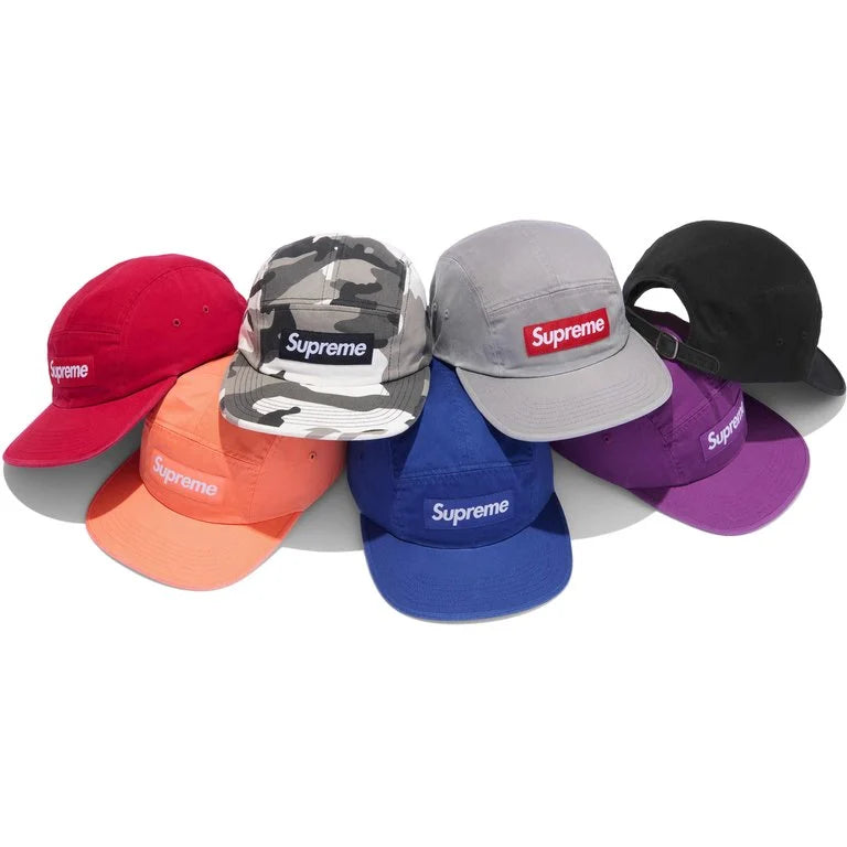 SUPREME 26SS WASHED CHINO TWILL CAMP CAP(WEEK 1)