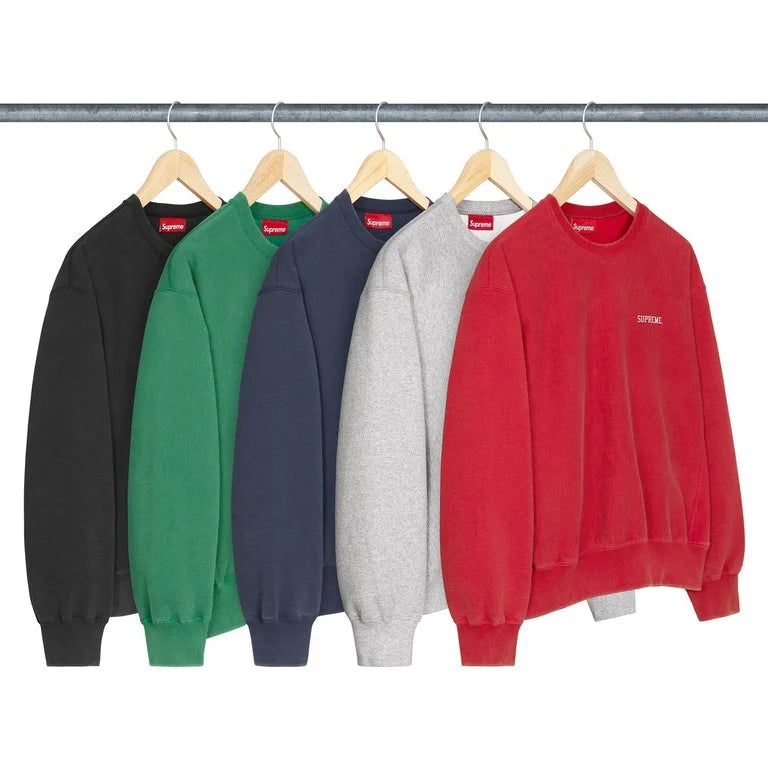 [PREORDER] SUPREME 26SS WEEK 15 WASHED CREWNECK