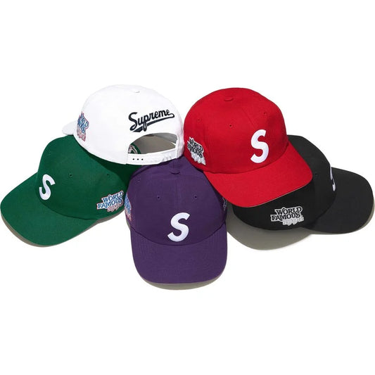 SUPREME 26SS WEEK8 WORLD FAMOUS S LOGO 6-PANEL