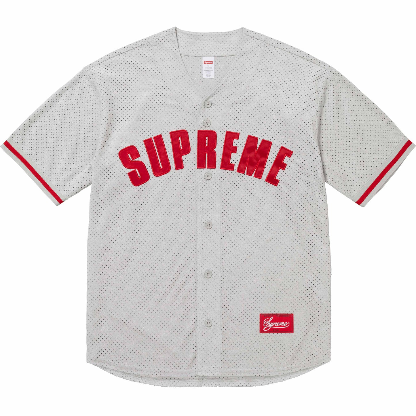 SUPREME 24SS MITCHELL & NESS WOOL BASEBALL JERSEY