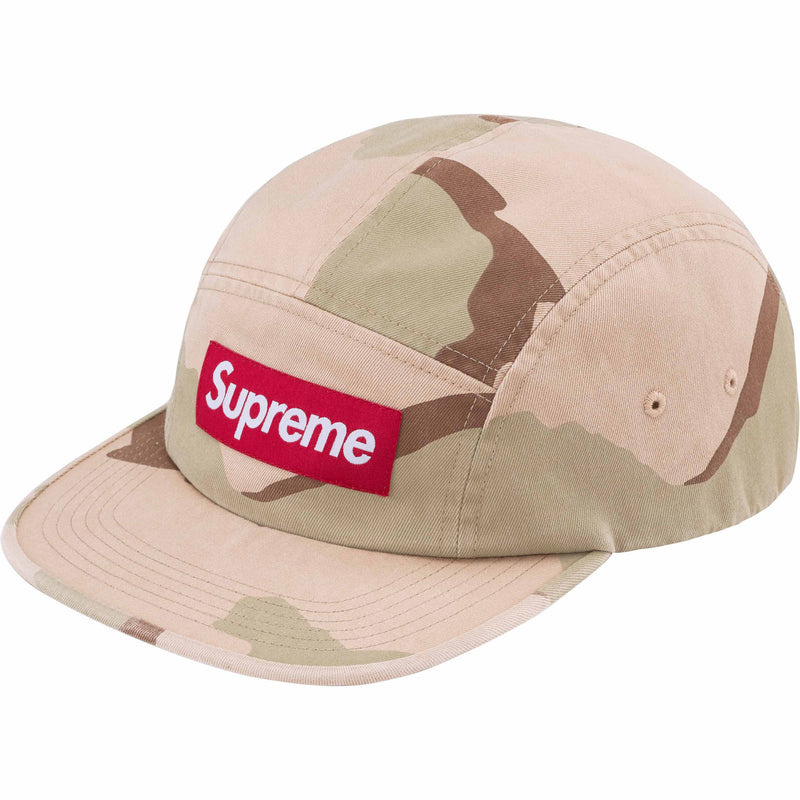 SUPREME 24SS WASHED CHINO TWILL CAMP CAP