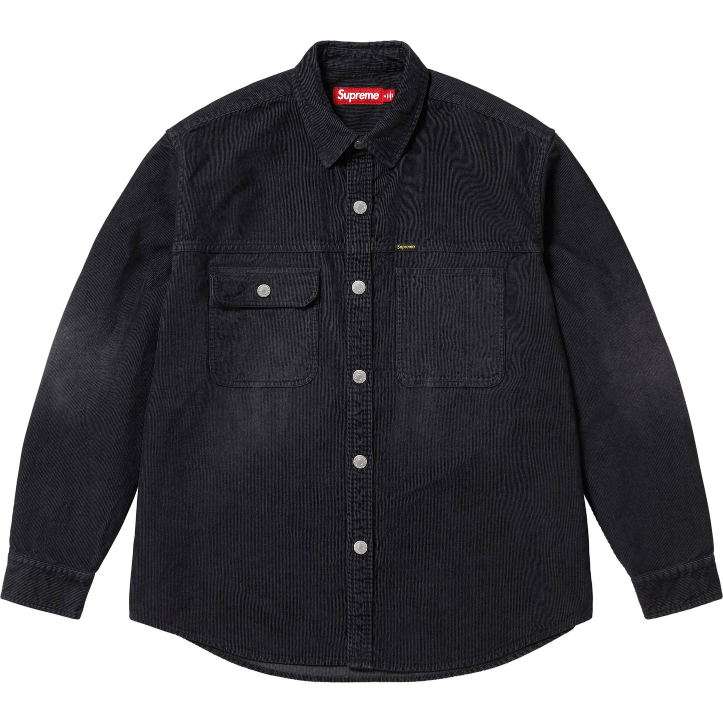 SUPREME 25SS WASHED CORUROY SHIRT