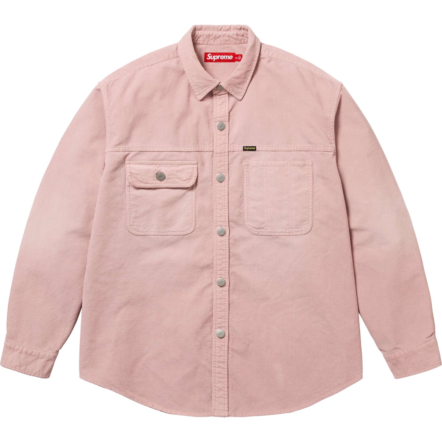 SUPREME 25SS WASHED CORUROY SHIRT