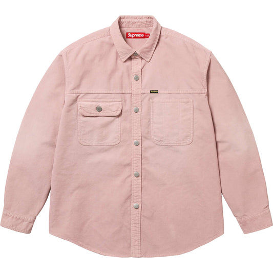 SUPREME 25SS WASHED CORUROY SHIRT