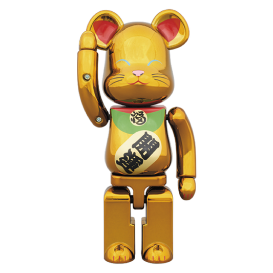 超合金 BE@RBRICK 招き猫 金メッキ 弐 200%