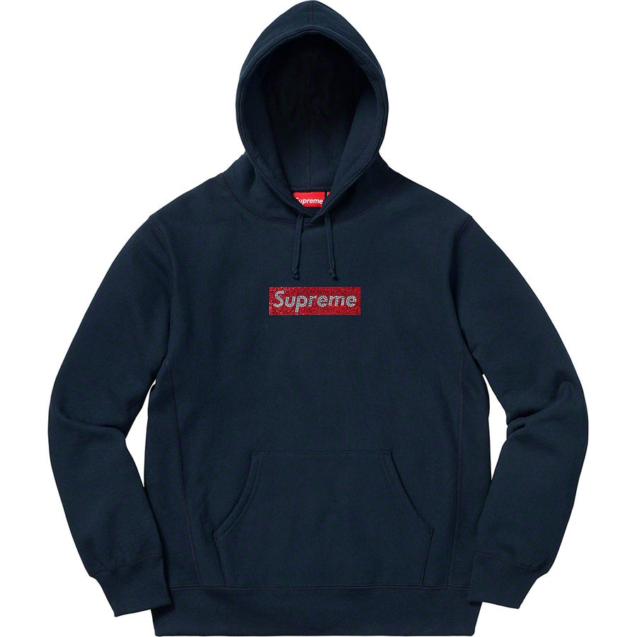 SUPREME 19SS X SWAROVSK BOX LOGO HOODED - CONCEPTSTOREHK