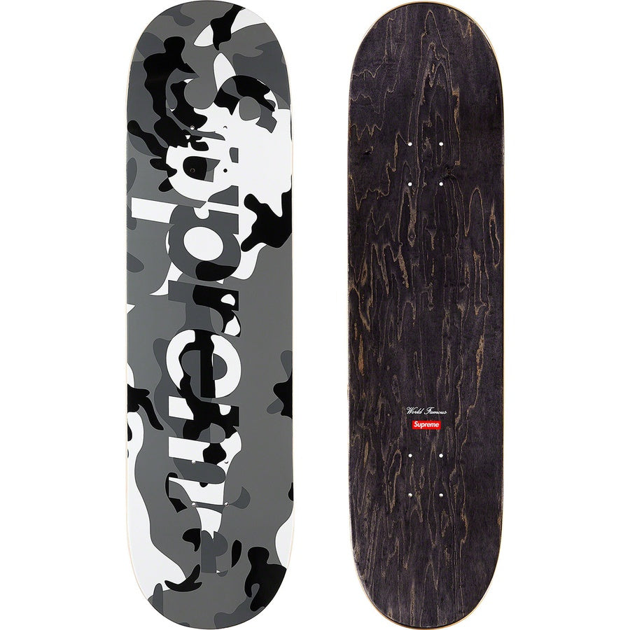 SUPREME 20FW CAMO LOGO SKATEBOARD - CONCEPTSTOREHK