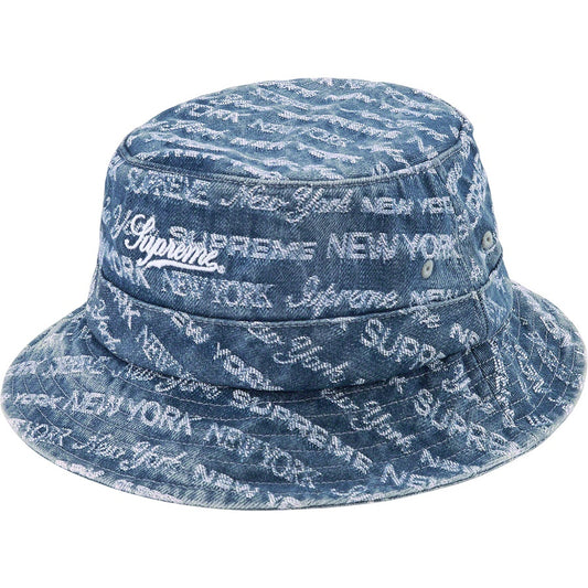 SUPREME 22FW MULTI TYPE JACQUARD DENIM CRUSHER