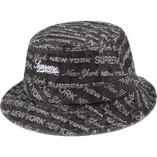 SUPREME 22FW MULTI TYPE JACQUARD DENIM CRUSHER