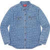 SUPREME 22FW MULTI TYPE JACQUARD DENIM SHIRT