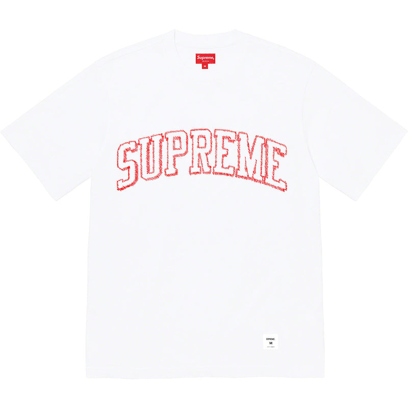 SUPREME 23SS SKETCH EMBROIDERED S/S TOP