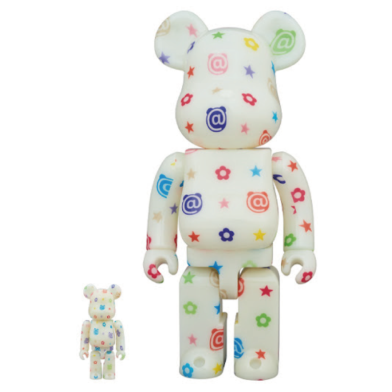 BE@RBRICK MULTICOLOR G.I.D. Ver. 100% & 400%