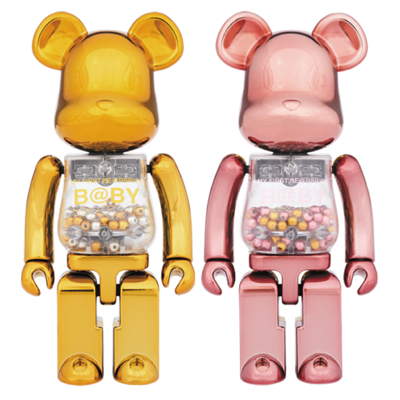 超合金 MY FIRST BE@RBRICK B@BY Pink & Gold Ver. 200% (SET OF 2)