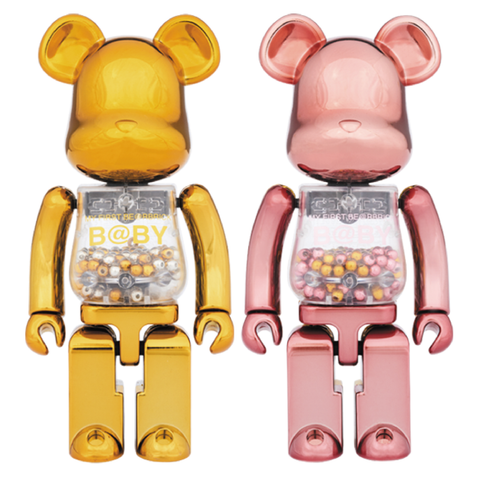 超合金MY FIRST BE@RBRICK B@BY Pink & Gold Ver. 200% (SET OF 2