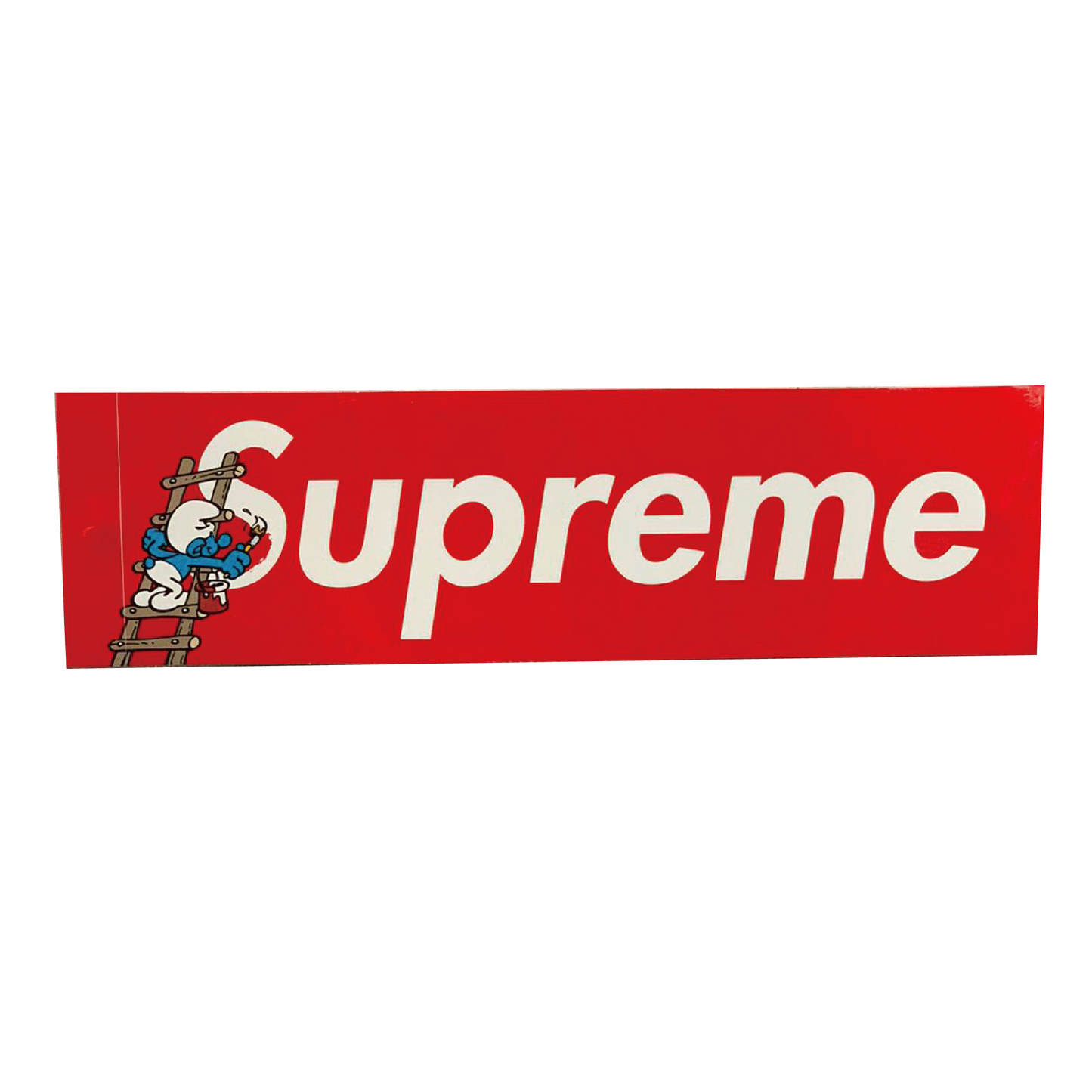 新品 4色セット Supreme Smurfs Box Logo Sticker Supreme Smurfs Box Logo Sticker Blue 100% Authentic FW20