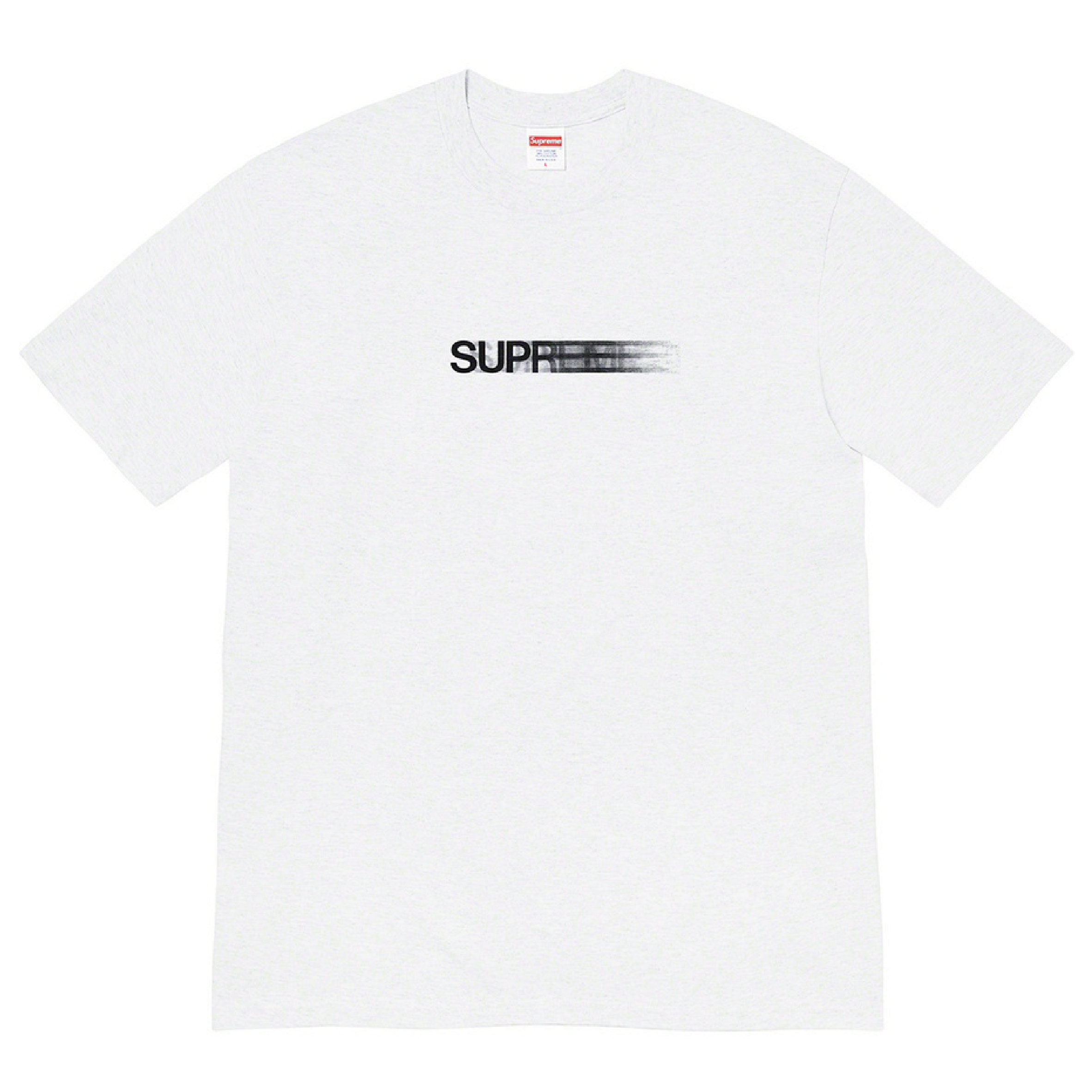 supreme motion logo tee white L モーションロゴ-