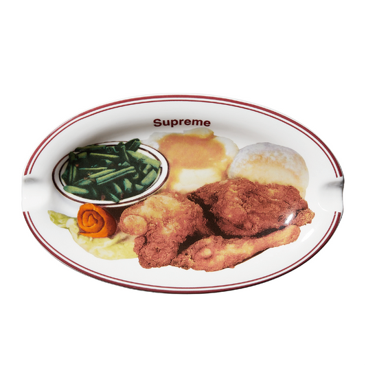 SUPREME 18SS CHICKEN DINNER PLATE ASHTRAY - CONCEPTSTOREHK