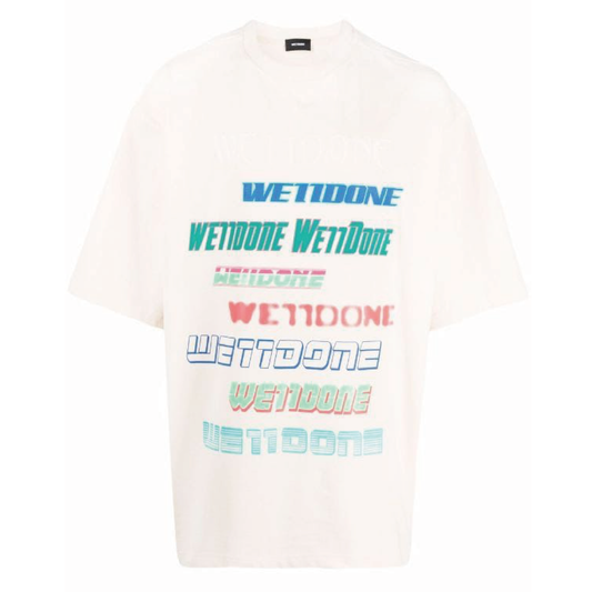 WE11DONE MULTI LOGO TEE