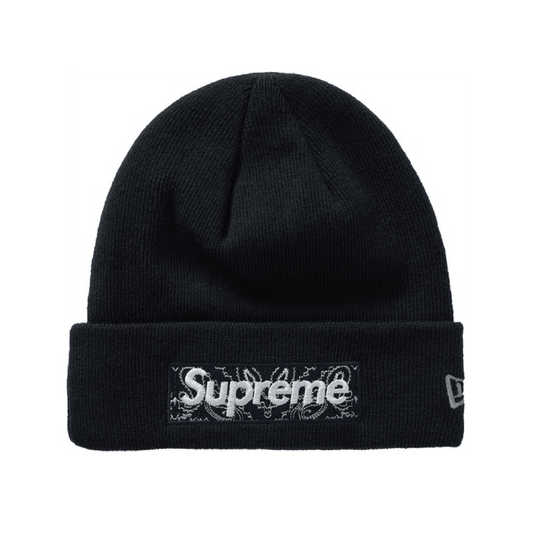 SUPREME 19FW NEW ERA BANDANA BOX BEANIE - CONCEPTSTOREHK