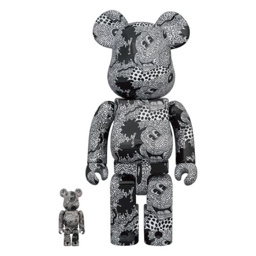 BE@RBRICK KEITH HARING MICKEY MOUSE 100% & 400% - CONCEPTSTOREHK