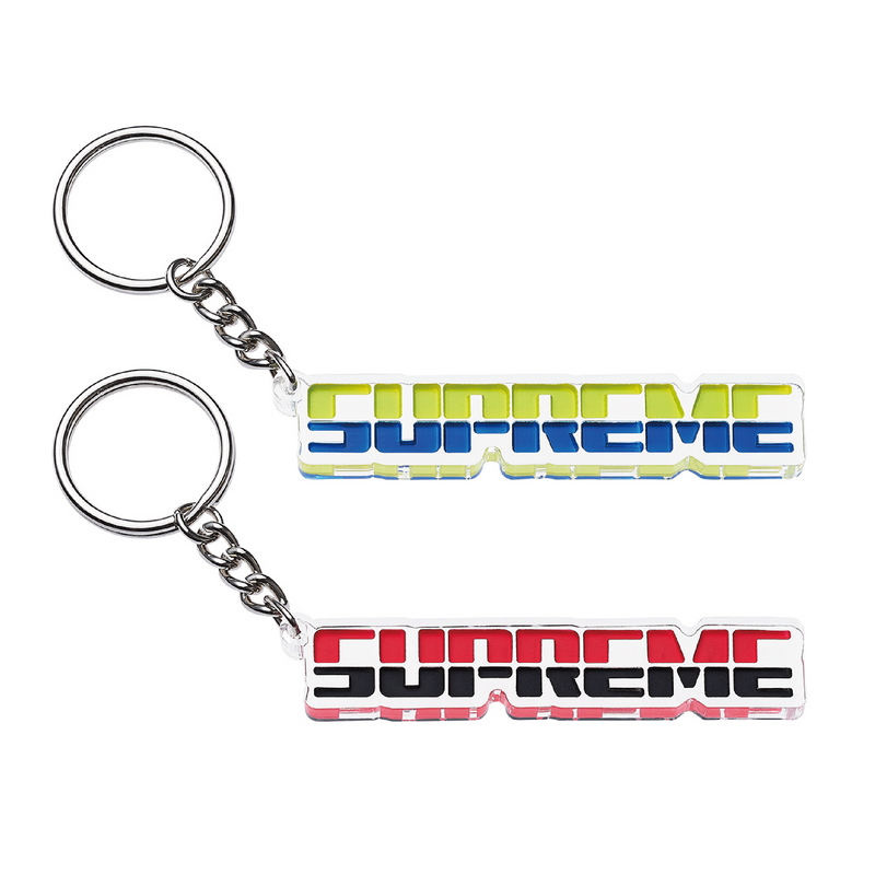 SUPREME 17FW EMBOSSED KEYCHAIN - CONCEPTSTOREHK