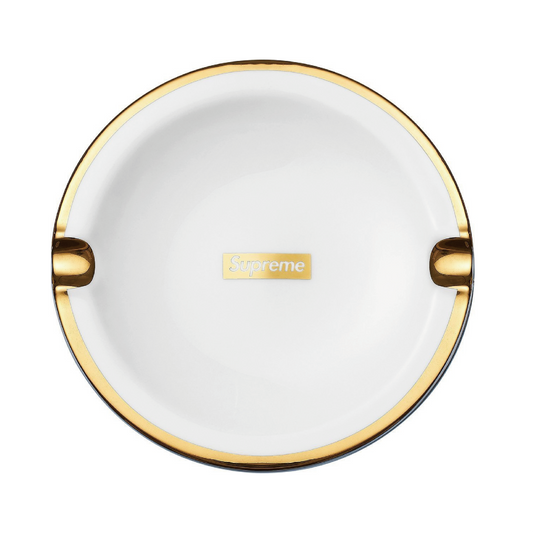 SUPREME 17FW GOLD TRIM CERAMIC ASHTRAY - CONCEPTSTOREHK