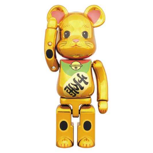 超合金 BE@RBRICK 招き猫 金メッキ 200%