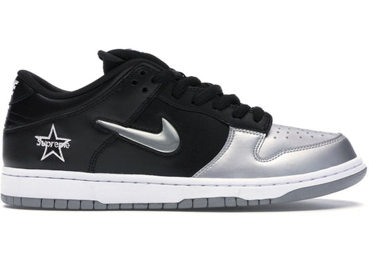 SUPREME 19FW X NIKE SB DUNK LOW (BLACK/SILVER) CK3480-001 - CONCEPTSTOREHK