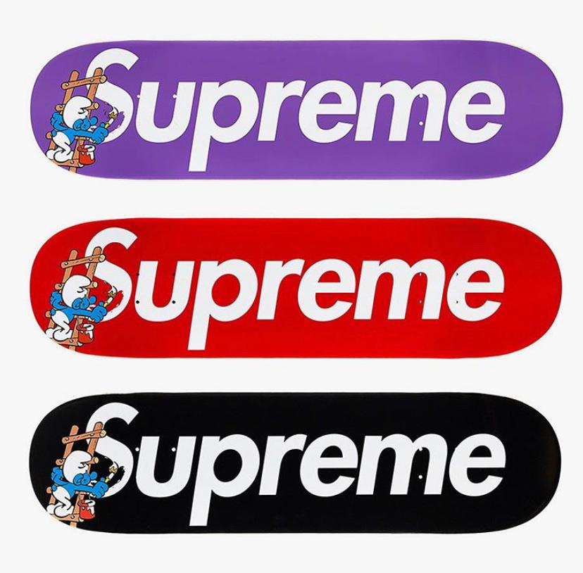 SUPREME 20FW SMURFS SKATEBOARD - CONCEPTSTOREHK