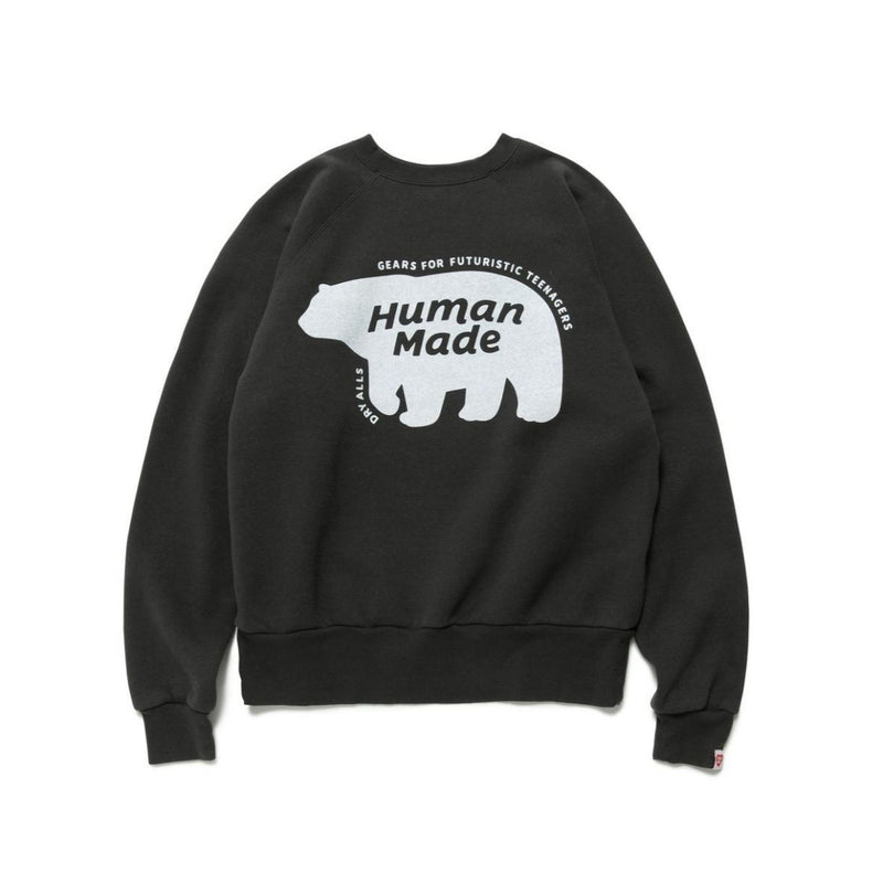 HUMAN MADE 22FW BEAR RAGLAN CREWNECK SWEATSHIRT (HM24CS019)