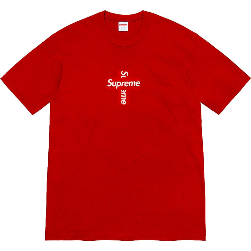Supreme Supreme Cross Box Logo Hoodie Red Small