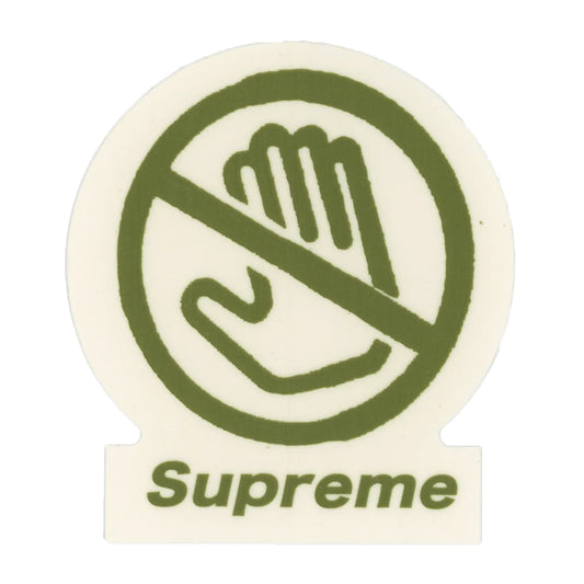 SUPREME 22FW WARNING STICKER