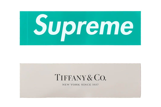 SUPREME 21FW X TIFFANY & CO. BOX LOGO STICKER