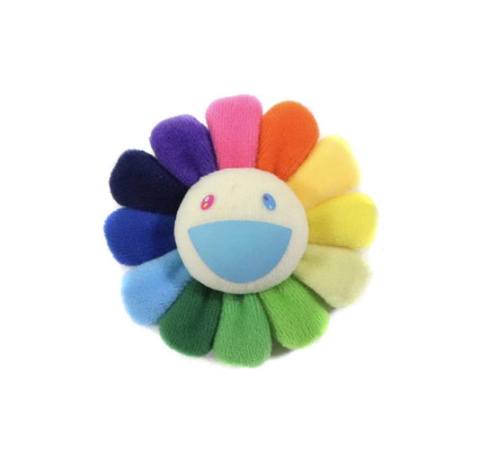 村上隆-TAKASHI MURAKAMI FLOWER PIN ((RAINBOW BLUE)