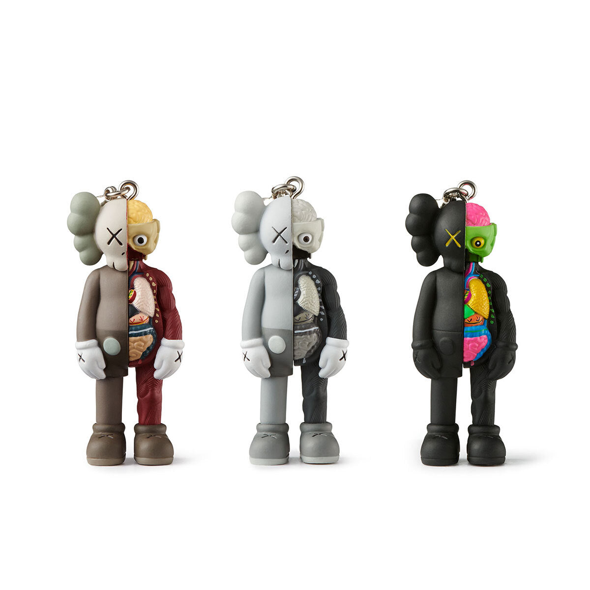 KAWS COMPANION (FLAYED) KEYHOLDER (SET OF 3)