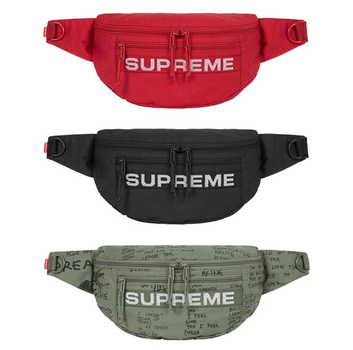 Supreme 22FW Small Waist Bag Red in Hand