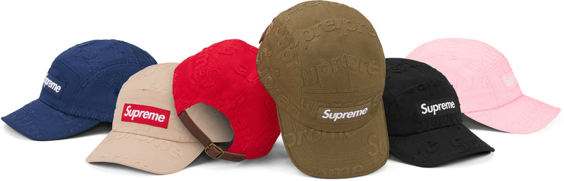 SUPREME 23SS LASERED TWILL CAMP CAP