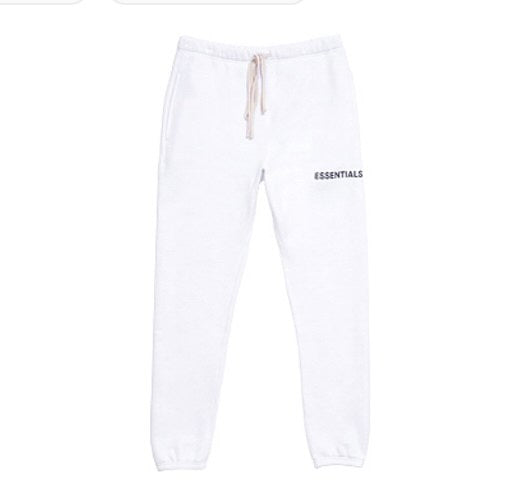 FEAR OF GOD ESSENTIALS GRAPHIC SWEATPANTS WHITE